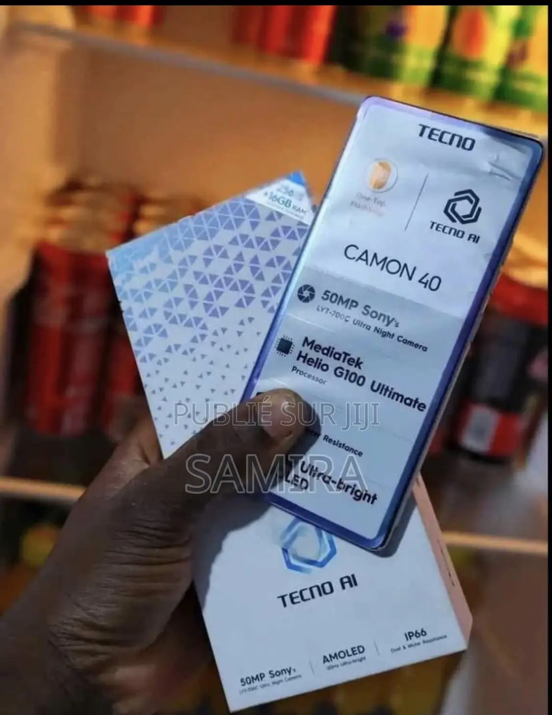 Nouveau Tecno Camon 40 Pro 4G 256 GB Blanc