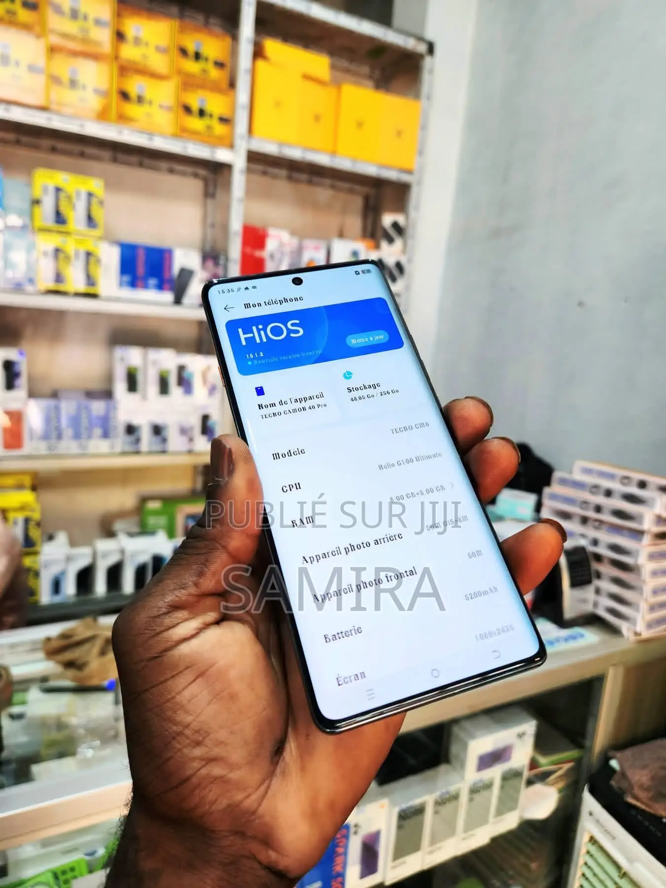 Nouveau Tecno Camon 40 Pro 4G 256 GB Blanc