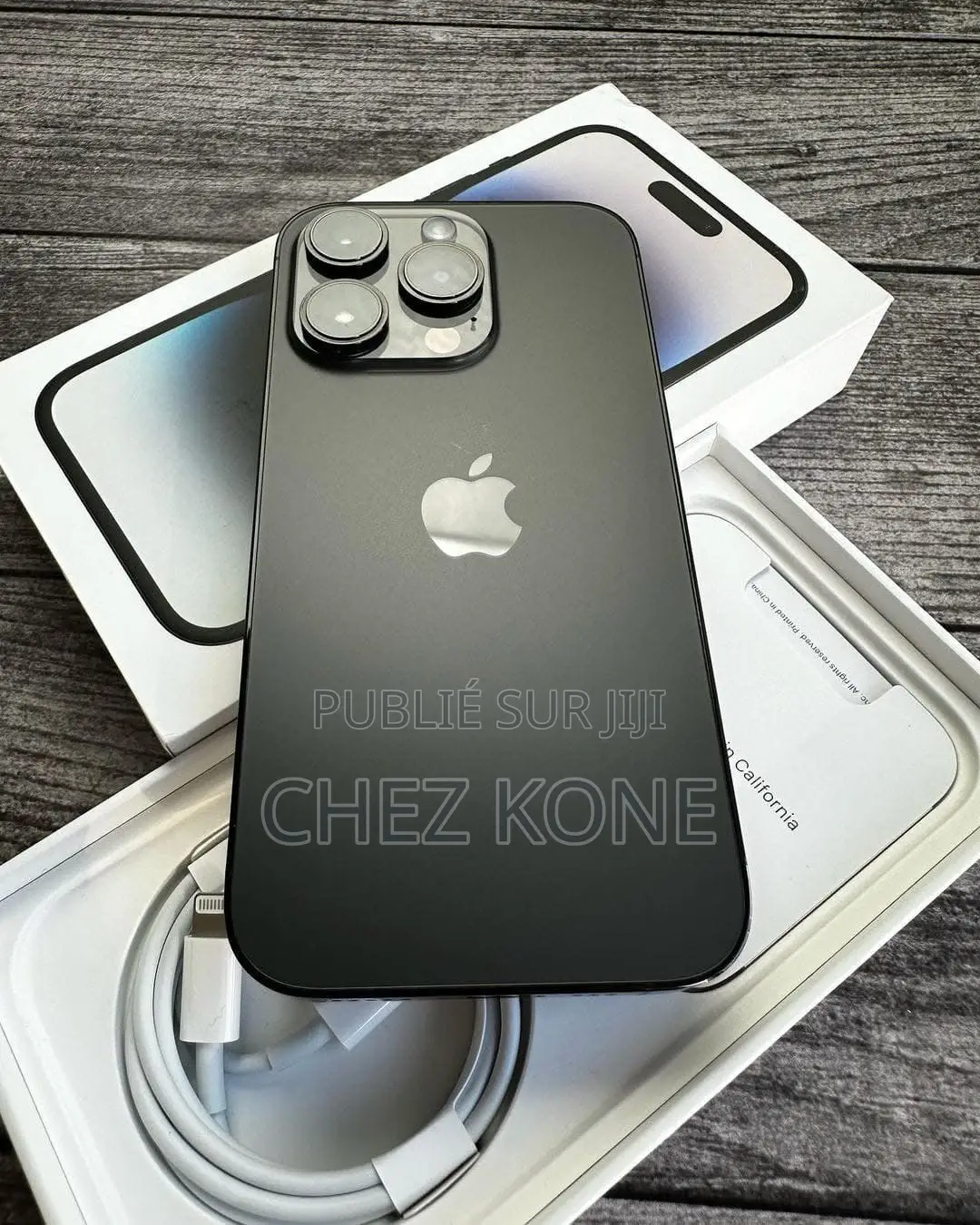 Nouveau Apple iPhone 13 Pro Max 256 GB Noir