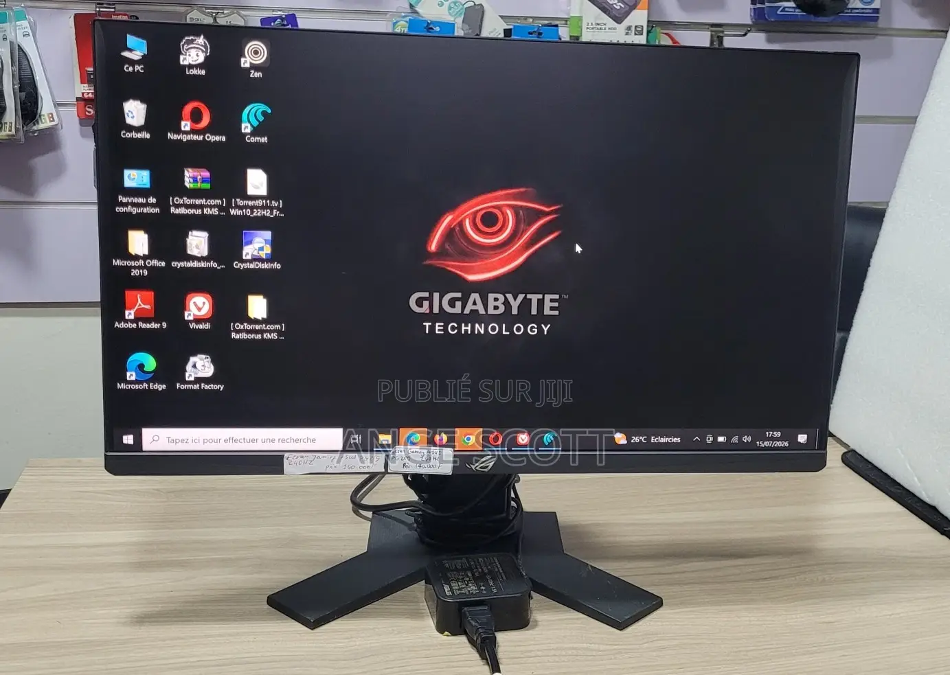 Ecran Gamer 240Hz ASUS 25 Pouces