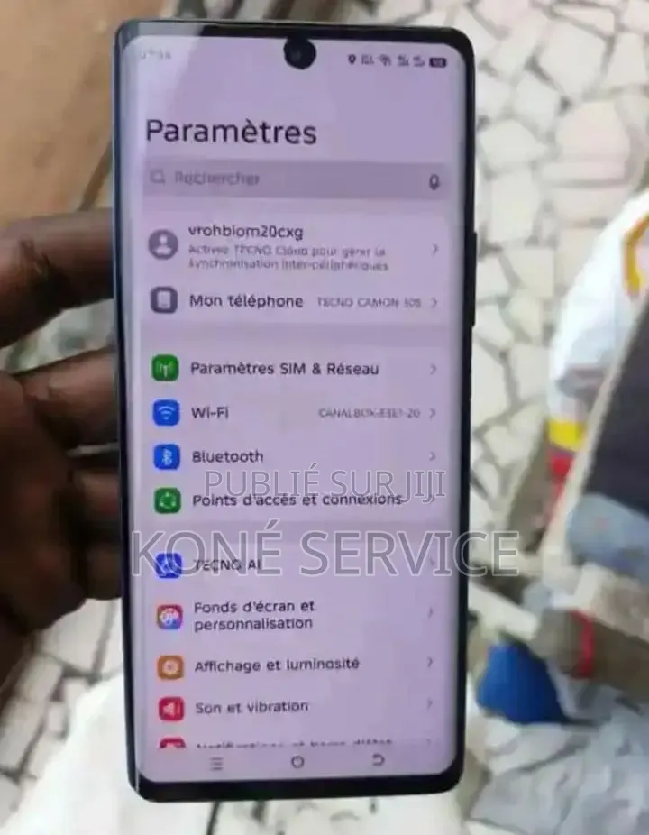 Nouveau Tecno Camon 40 256 GB Blanc