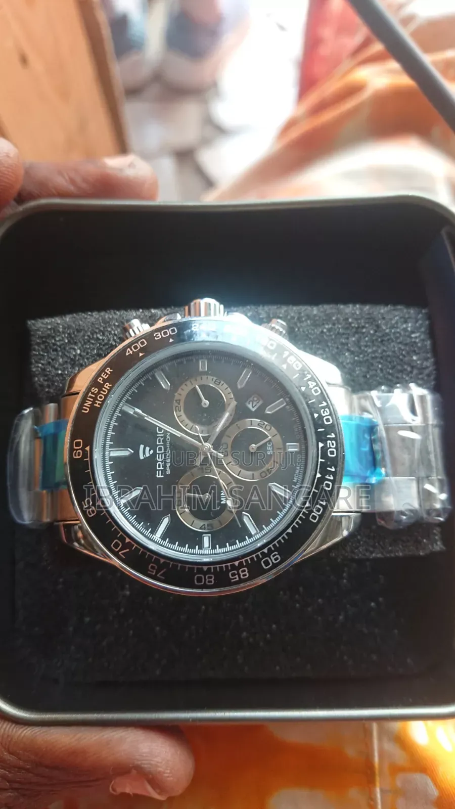 Montre Fredric Speedchrono en Acier Inoxydable - Neuve Originale