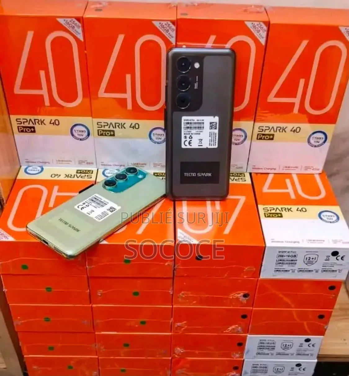 Nouveau Tecno Spark 40 256 GB Doré