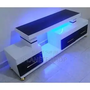 Meuble TV Moderne Avec Éclairage LED