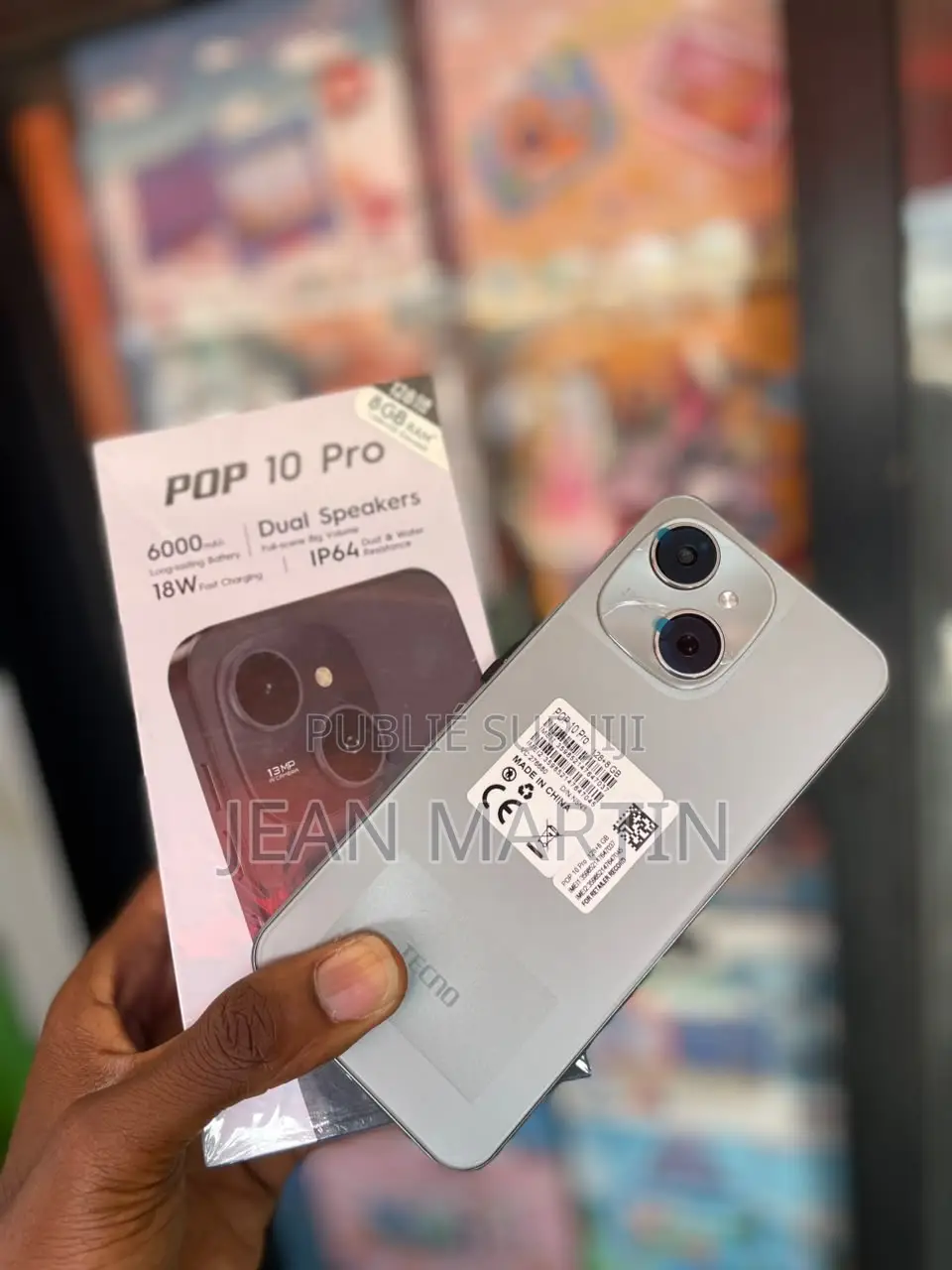 Nouveau Tecno Pop 10 128 GB Blanc