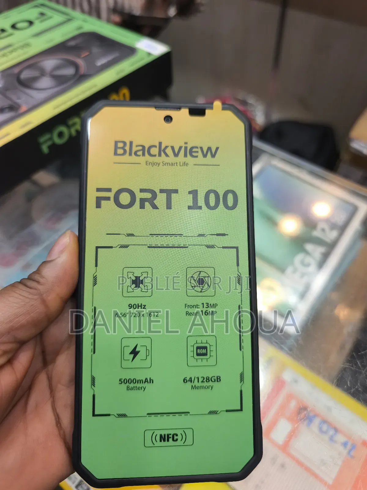 Nouveau Blackview Fort 100 128 GB Noir