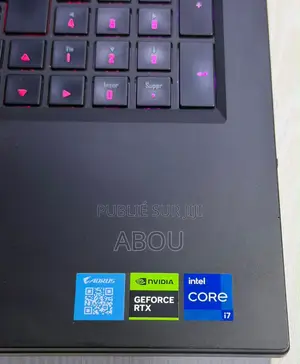 Ordinateur portable Gigabyte AORUS 16X 32GB Intel Core i7 SSD 1T