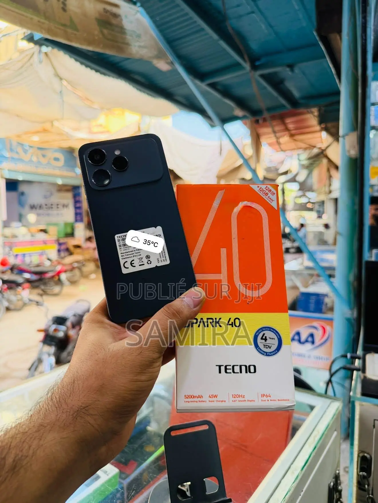 Nouveau Tecno Spark 40 256 GB Blanc