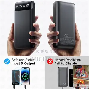 VIC ♛20000mAh Banques D’alimentation Power Bank