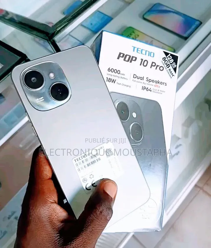 Nouveau Tecno Pop 10 Pro 128 GB Gris