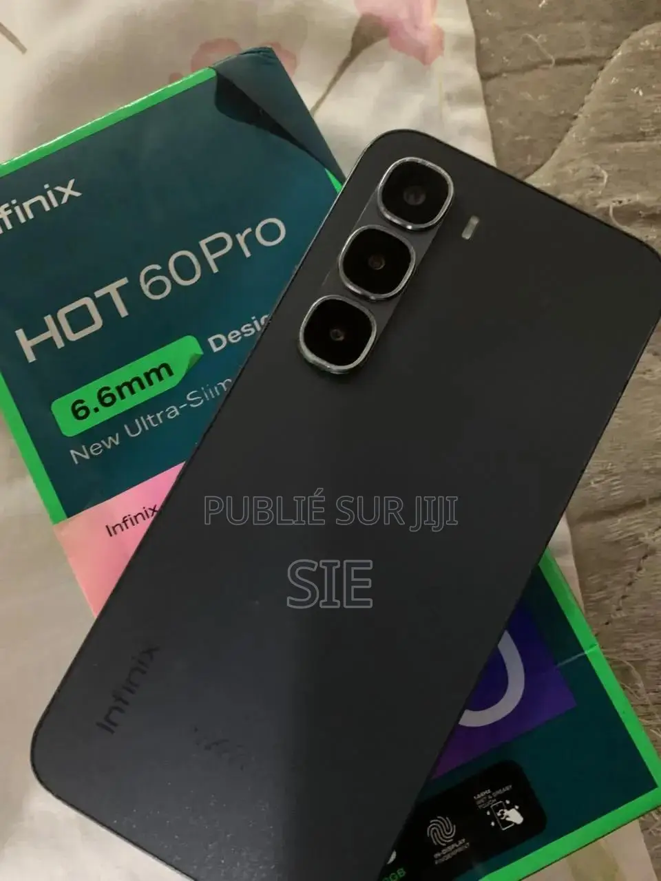 Infinix Hot 60 Pro 128 GB Noir
