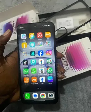 Nouveau Infinix Hot 70 256 GB Noir