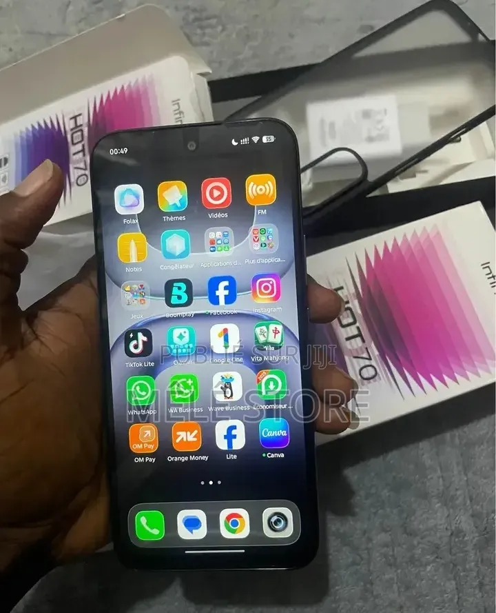 Nouveau Infinix Hot 70 256 GB Noir