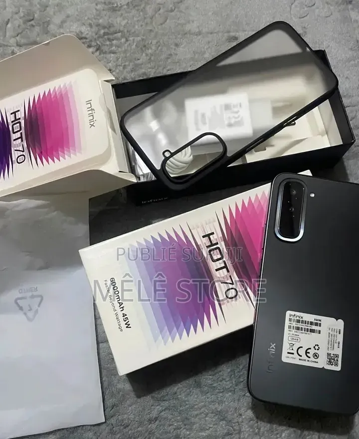 Nouveau Infinix Hot 70 256 GB Noir