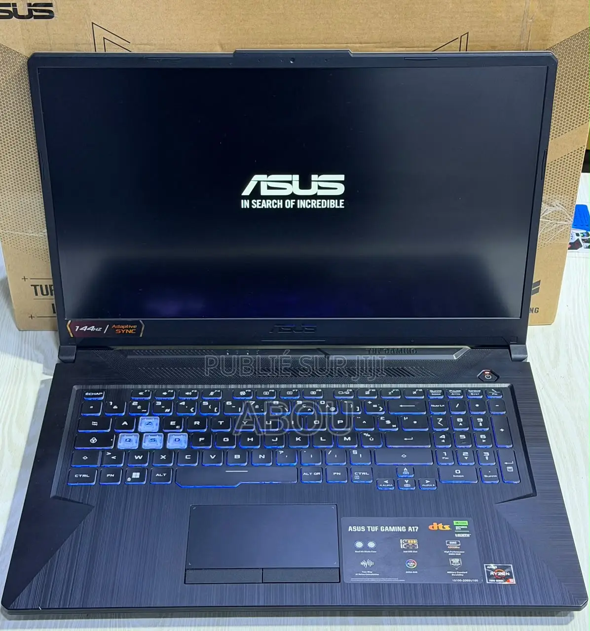 Ordinateur portable Asus TUF Gaming A17 16GB AMD Ryzen 5 SSD 512GB