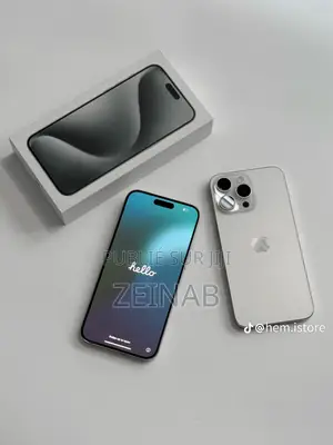 Nouveau Apple iPhone 15 Pro Max 256 GB Blanc