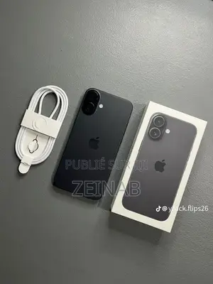 Nouveau Apple iPhone 16 128 GB Noir