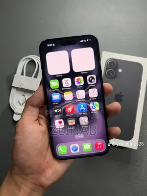 Nouveau Apple iPhone 16 128 GB Noir