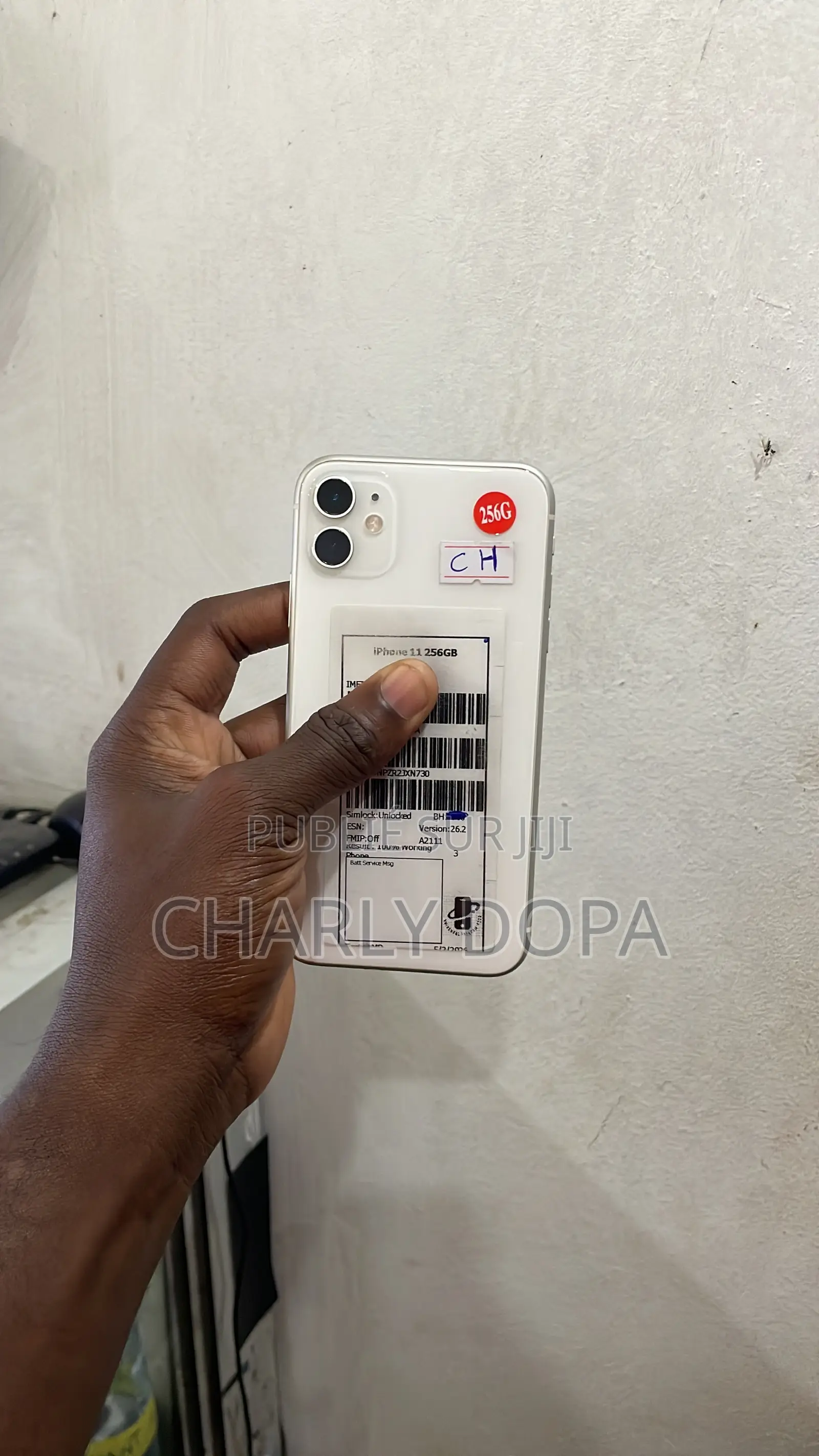 Apple iPhone 11 256 GB Blanc