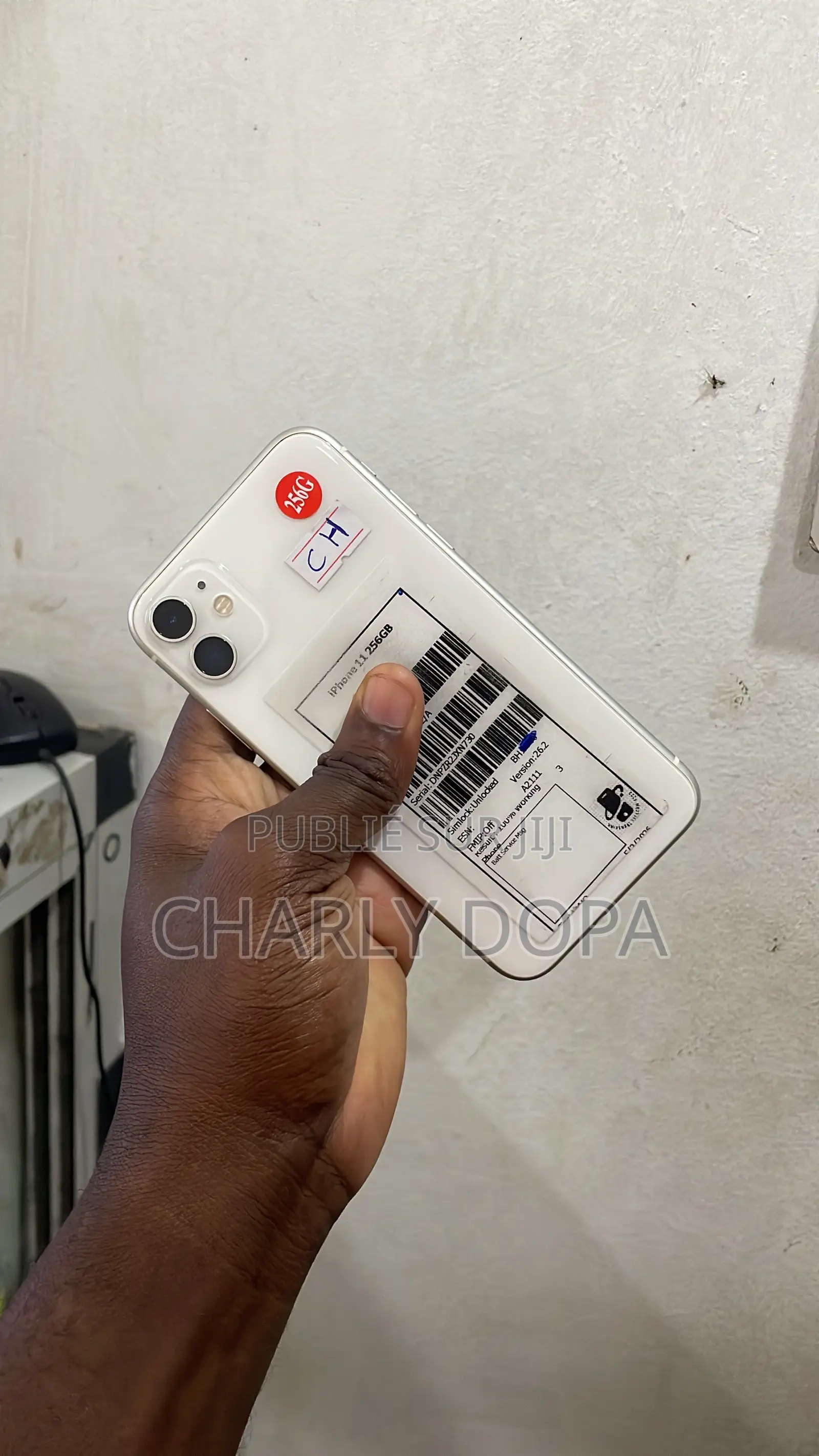 Apple iPhone 11 256 GB Blanc