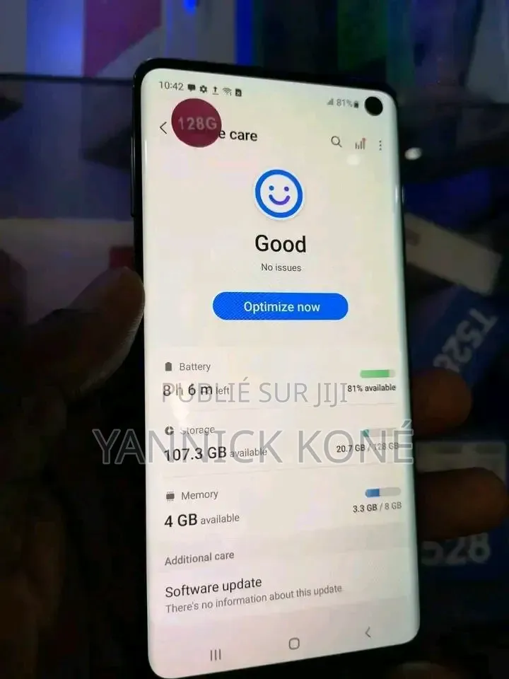 Nouveau Samsung Galaxy S10 128 GB Gris