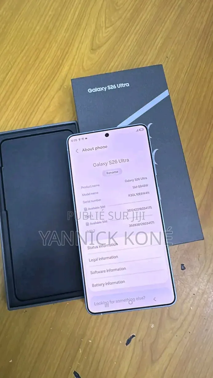 Nouveau Samsung Galaxy s26 512 GB Bleu