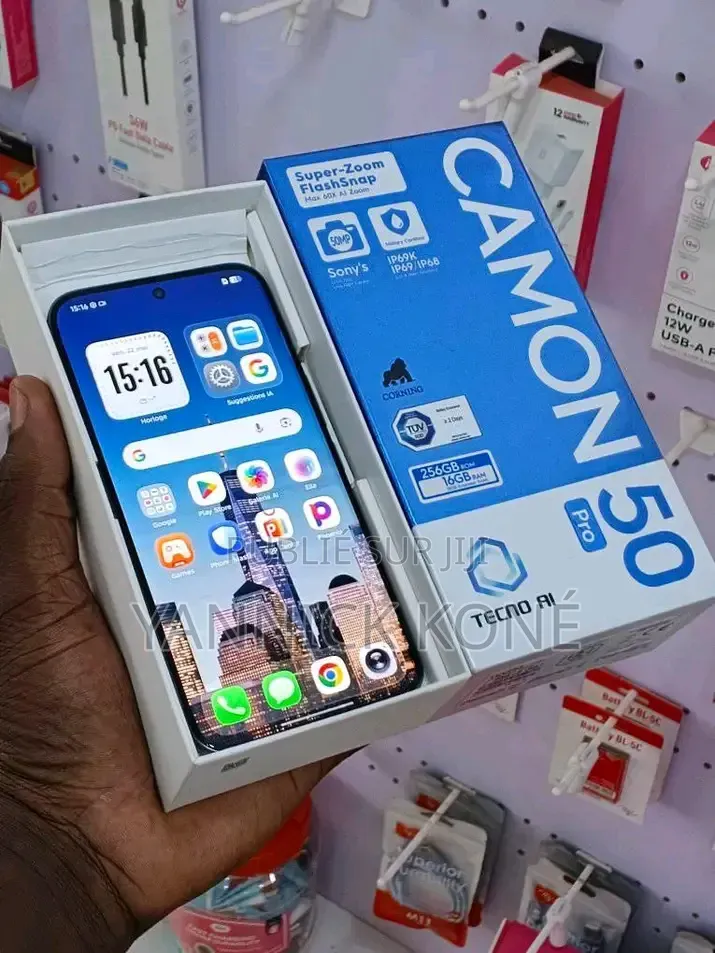 Nouveau Tecno Camon 50 Pro 256 GB Blanc