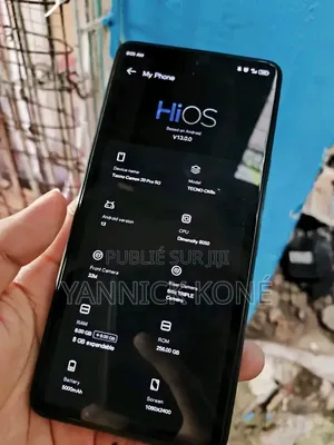 Nouveau Tecno Camon 20 Pro 256 GB Noir