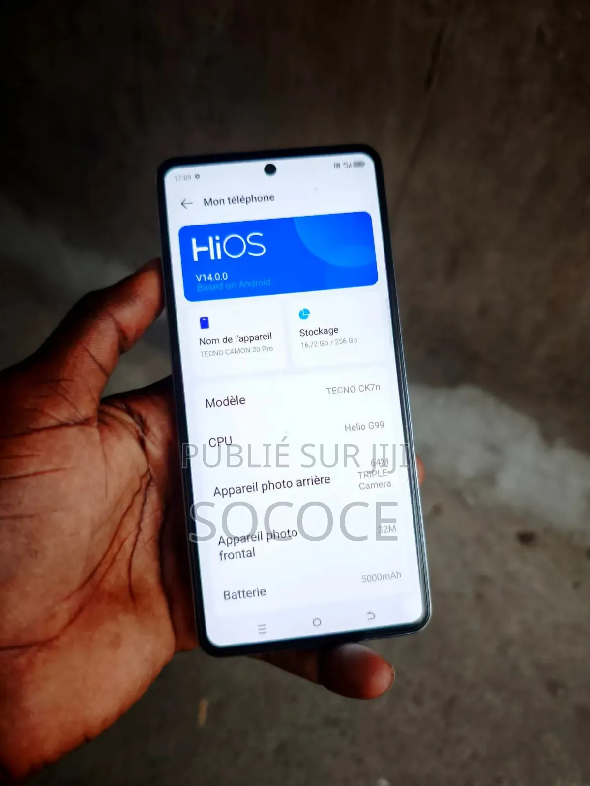 Nouveau Tecno Camon 20 128 GB Blanc