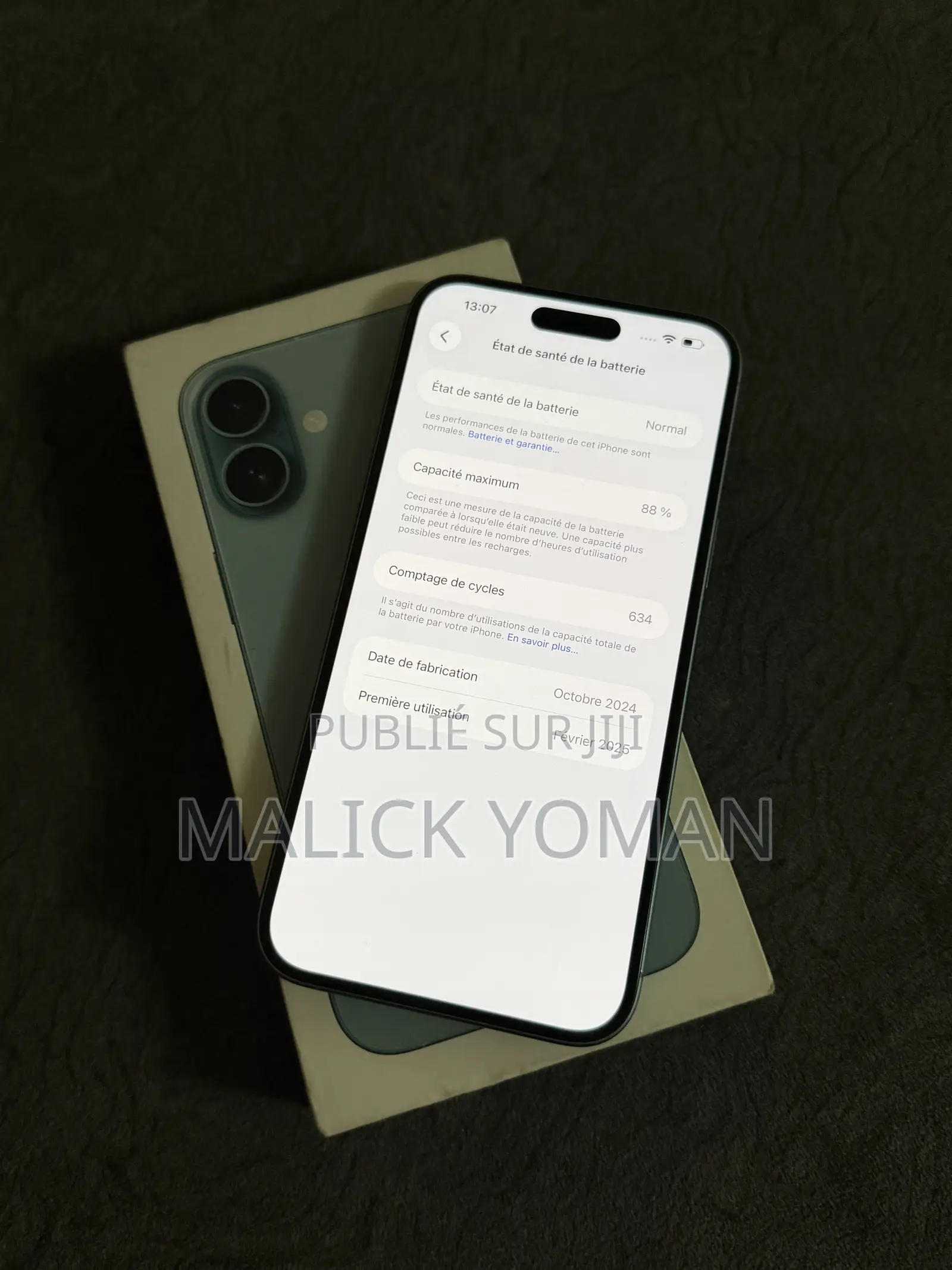 Apple iPhone 16 Plus 128 GB Vert