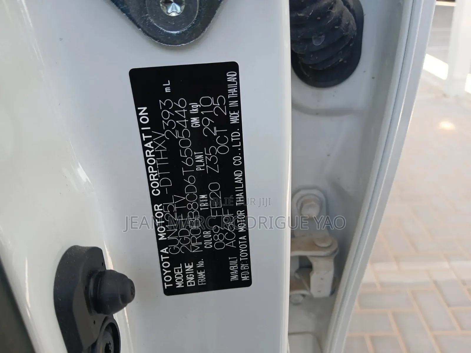 Nouveau Toyota Hilux 2026 Blanc cassé