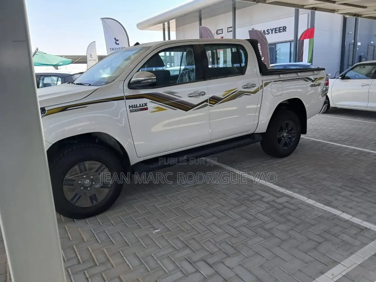 Nouveau Toyota Hilux 2026 Blanc cassé