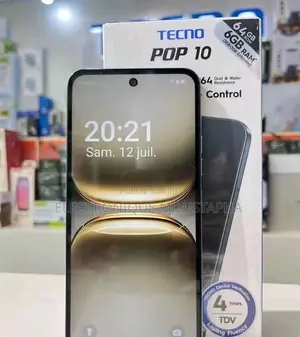 Nouveau Tecno Pop 10 64 GB Blanc