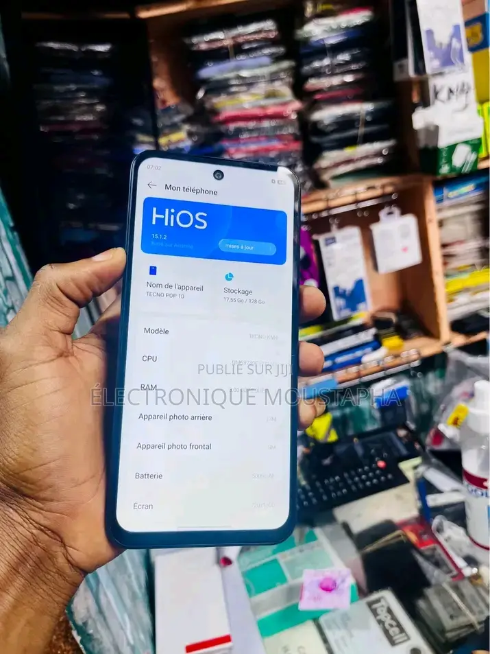 Nouveau Tecno Pop 10 64 GB Blanc