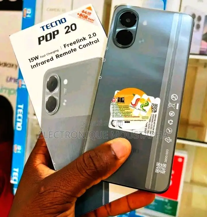 Nouveau Tecno Pop 20 64 GB Gris