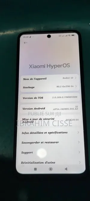 Xiaomi 12 256 GB Noir