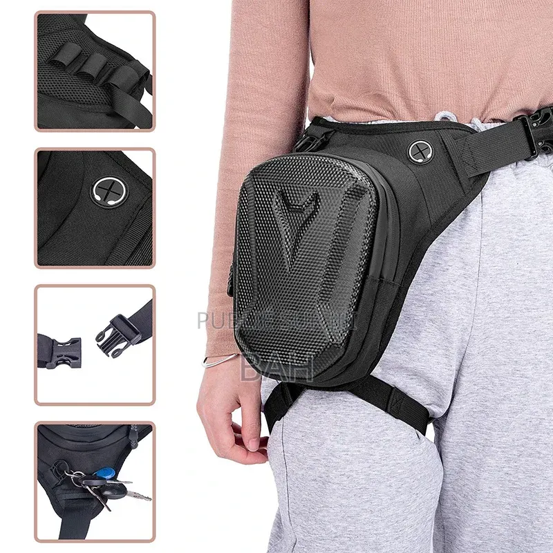 Sacoche De Cuisse Rigide Et Étanche Pour Moto Pratique Et Style Motard