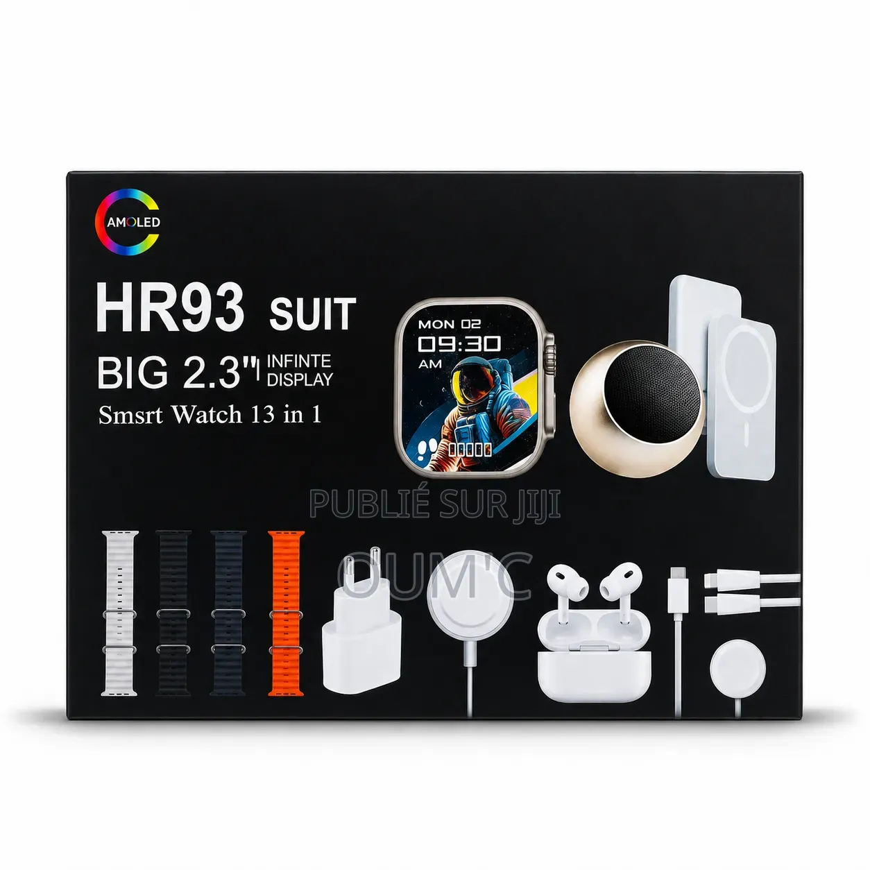 Smartwatch HR93 SUIT, Une Montre Connectée Multifonction.