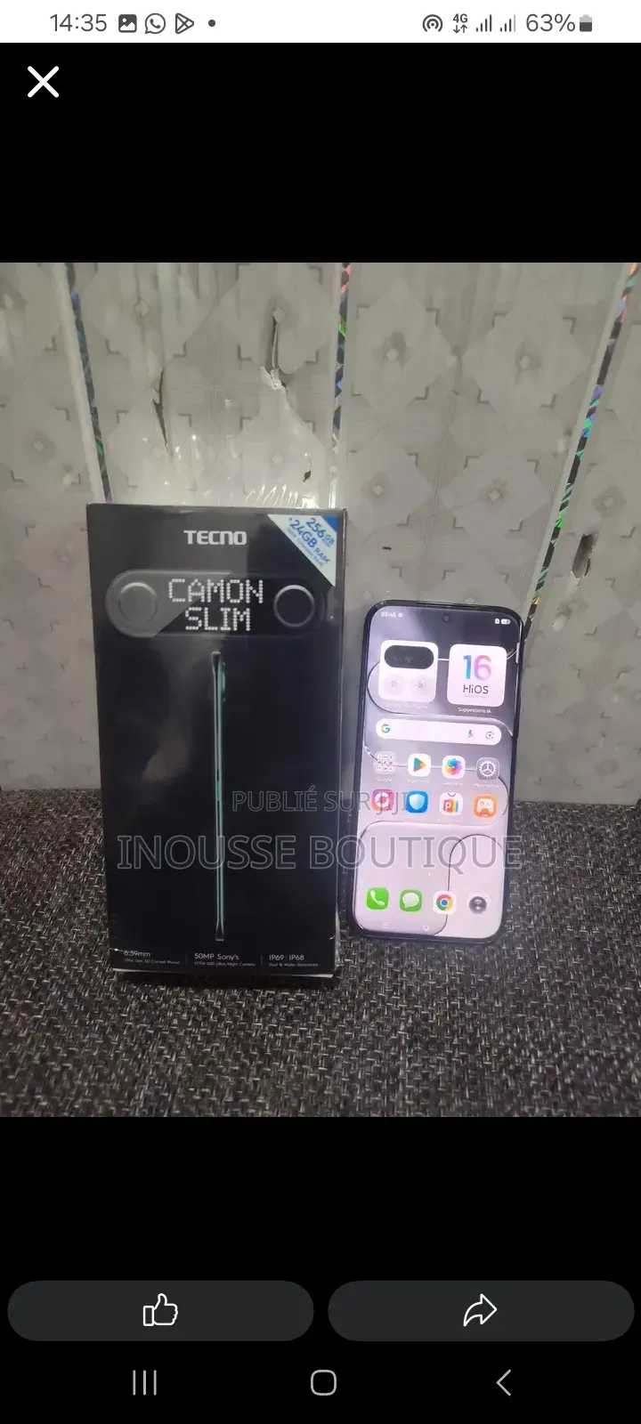 Nouveau Samsung Galaxy A56 256 GB Blanc