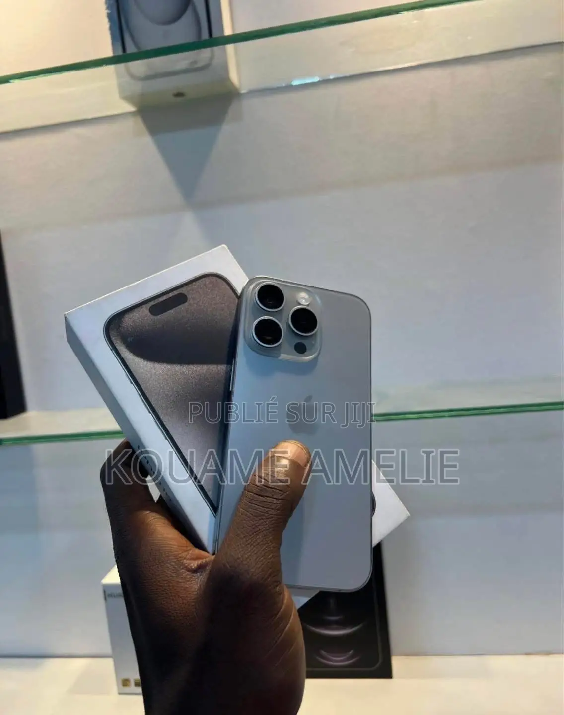 Nouveau Apple iPhone 15 Pro Max 256 GB Bleu
